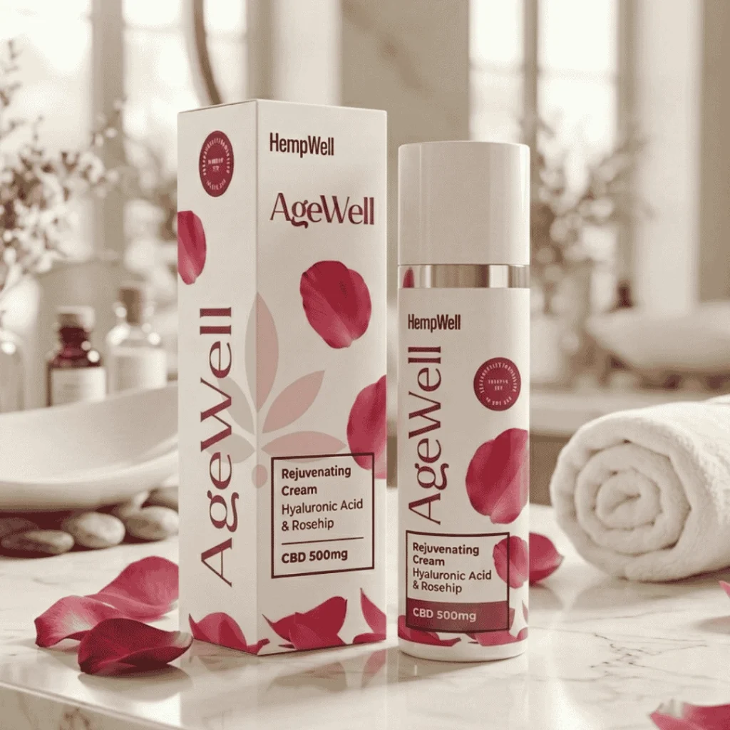 AgeWell | CBD Rejuvenating Cream | 500mg CBD | 50ml - Image 3