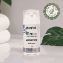 HempWell Cooling Muscle and Joint Cream | 500mg CBD | 100ml Bottle