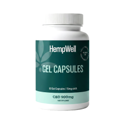 CBD Gel capsules 900mg 60 capsules x 15mg each