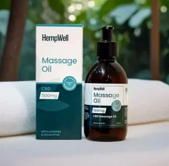 CBD Massage Oil | Lavender | 500mg CBD | 250ml Bottle