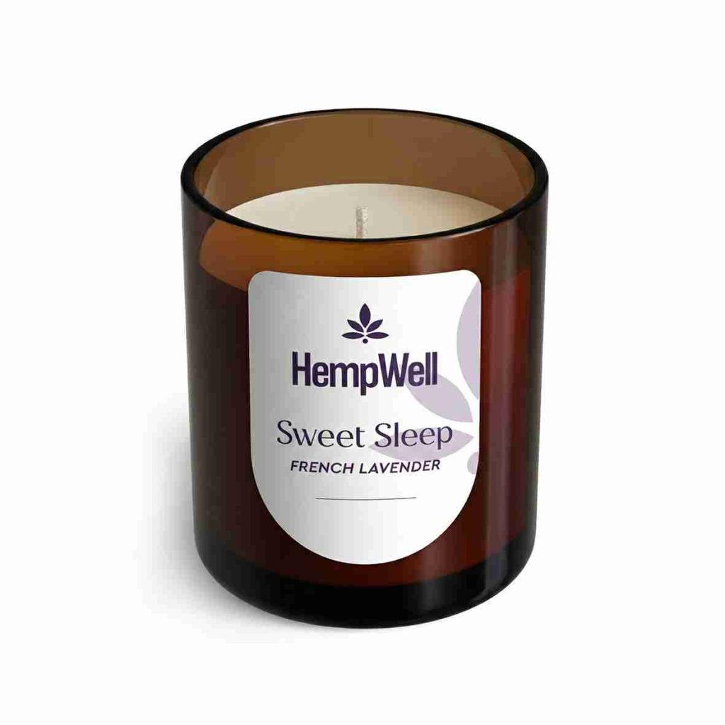 Sweet Sleep French Lavender CBD Candle