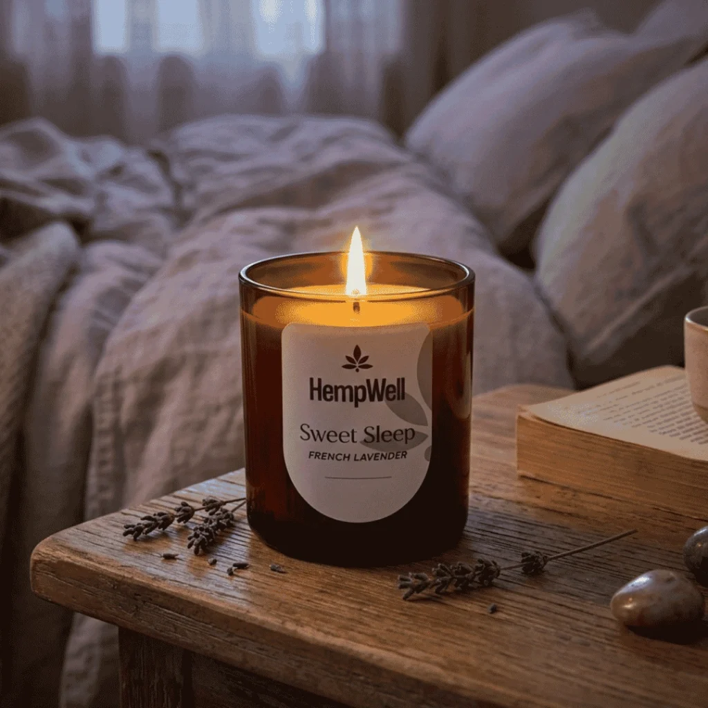 Sweet Sleep CBD Candle - French Lavender - Image 2