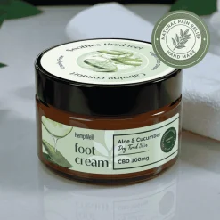 CBD Aloe and Cucumber Foot Cream 300mg 200ml