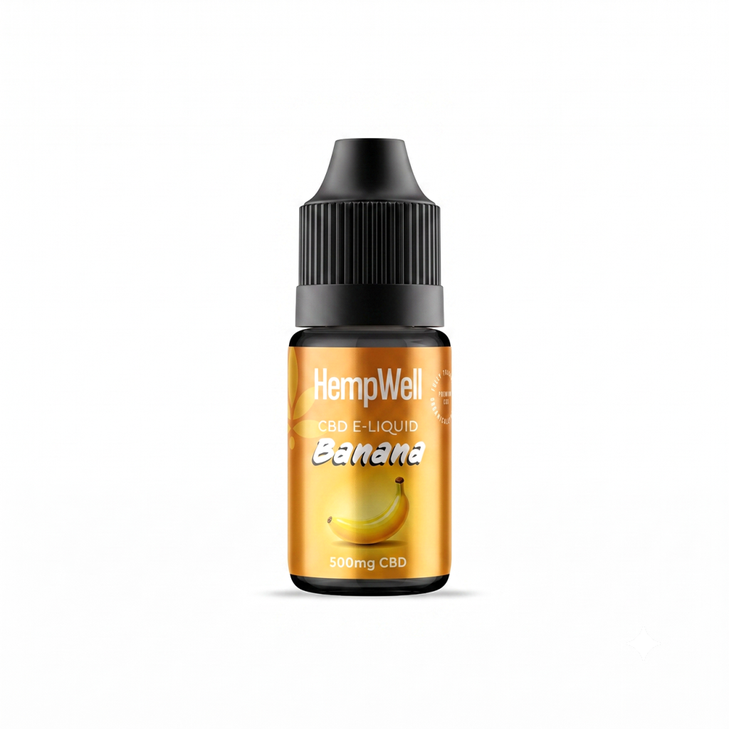 CBD e-liquid vape juice banana 500mg 30ml