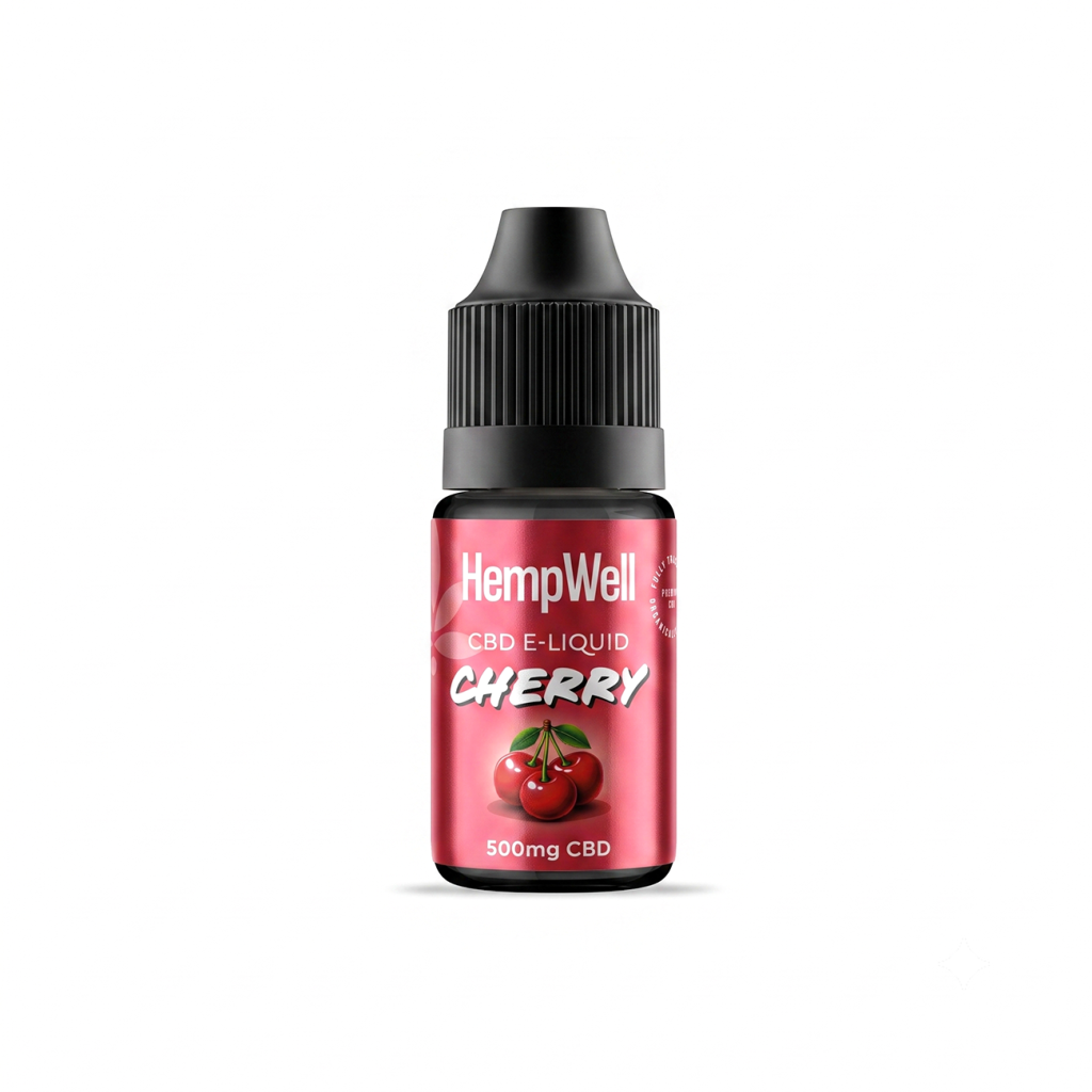 CBD e-liquid vape juice cherry 500mg 30ml