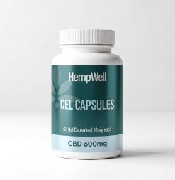 CBD capsules 600mg (10mg per capsule x 60 capsules)