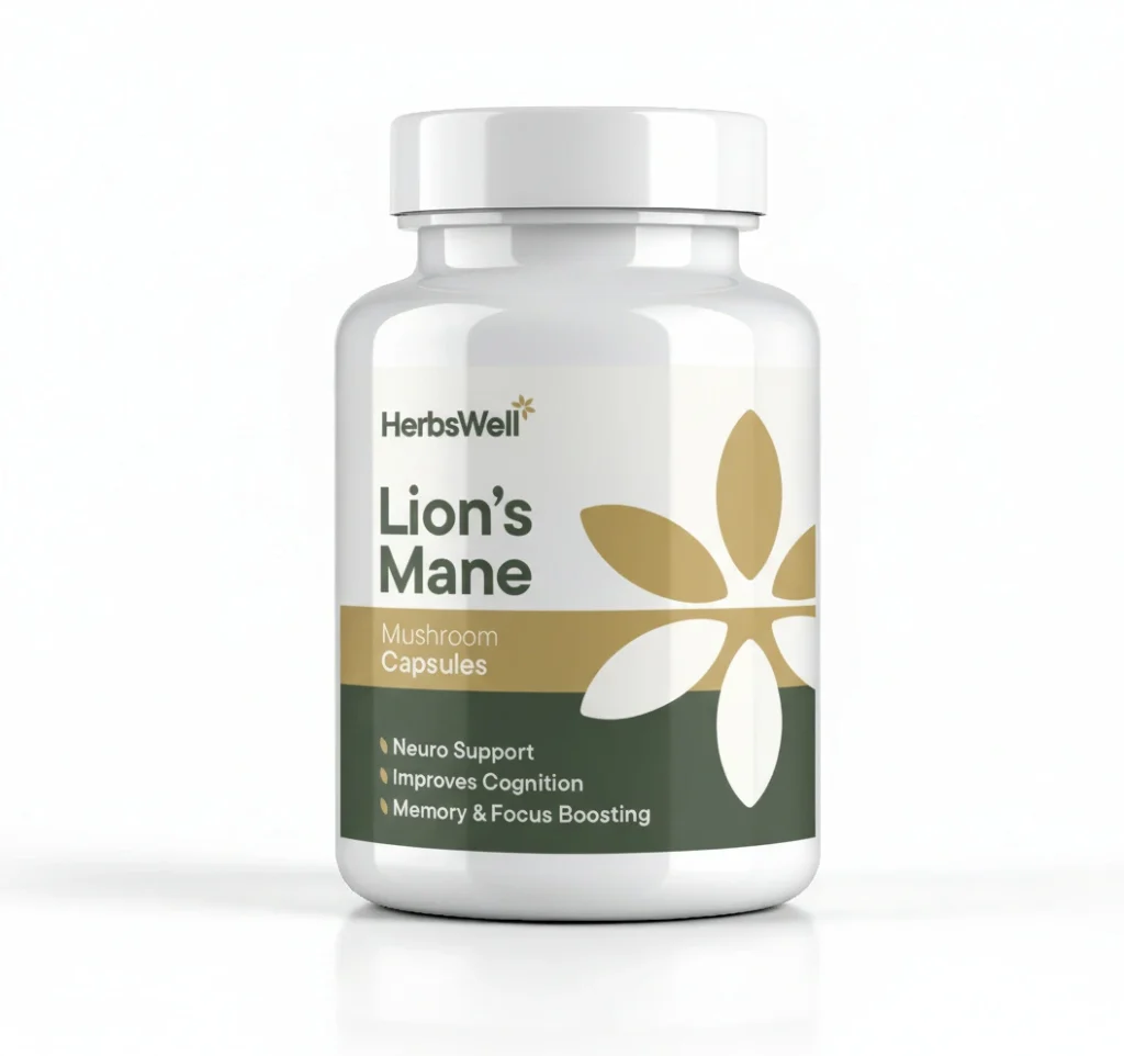 HerbsWell Lion's Mane Capsules