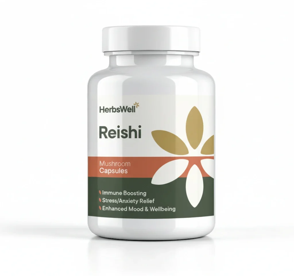 HerbsWell Reishi Capsules