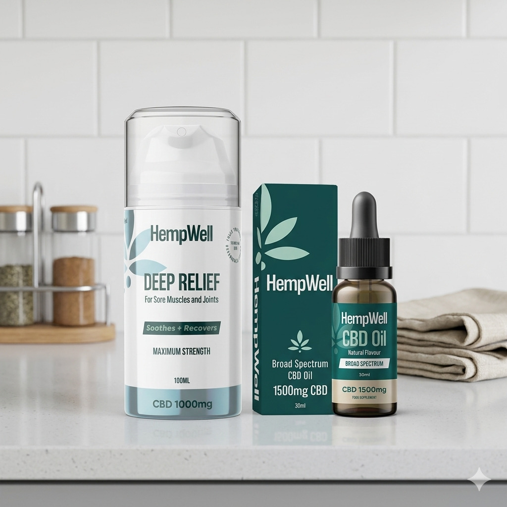 Pain and Inflammation Bundle - CBD Cream and CBD Oil
